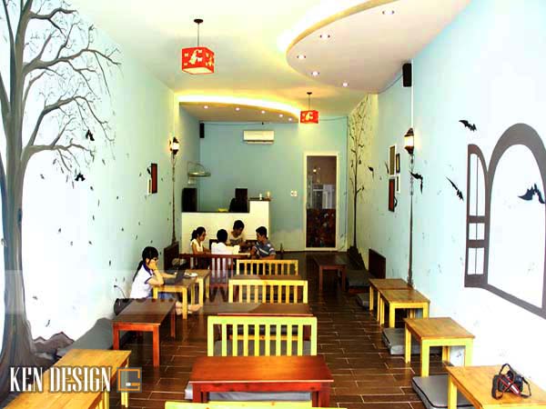 thiết kế nội thất quán cafe